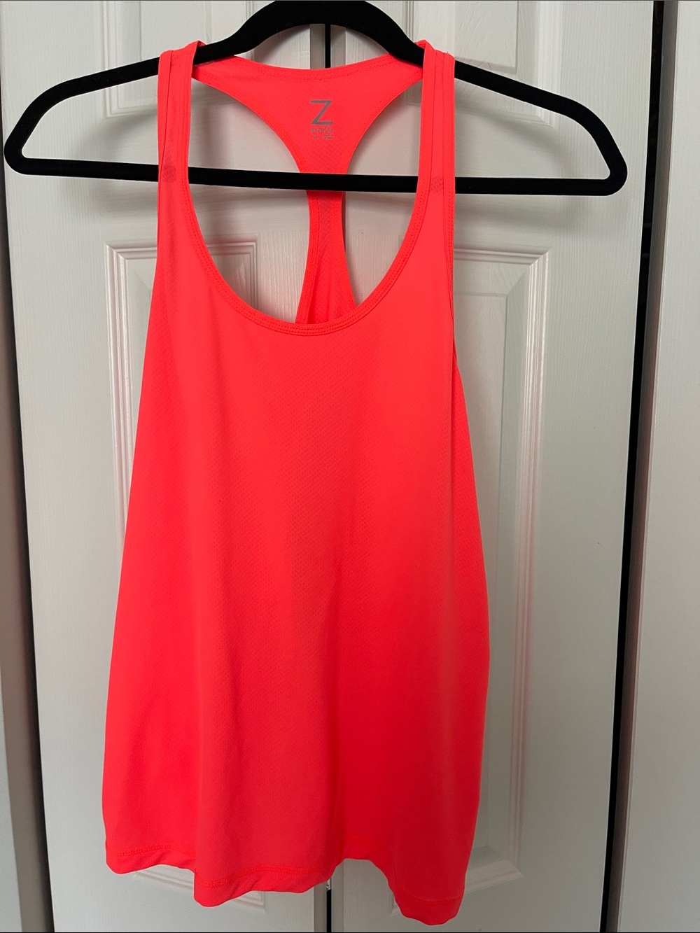 Zella Women's Neon Coral Racerback Performance Tank